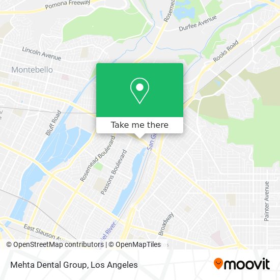 Mehta Dental Group map