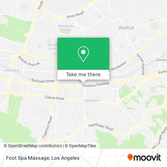Mapa de Foot Spa Massage
