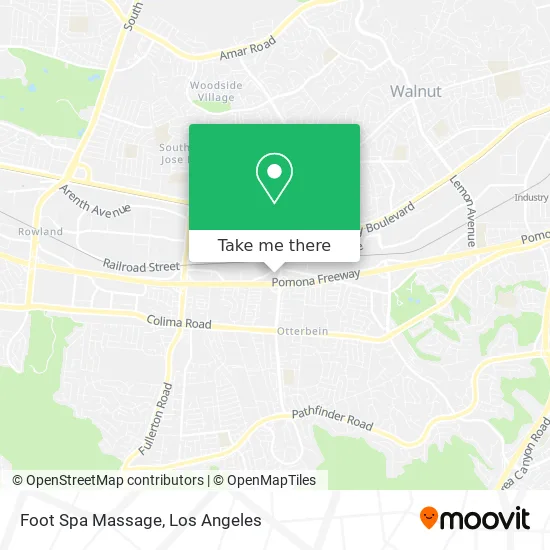 Foot Spa Massage map