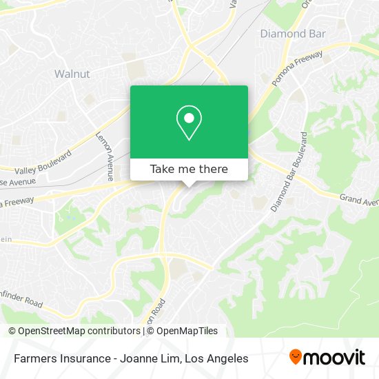 Farmers Insurance - Joanne Lim map