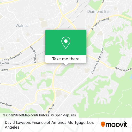 David Lawson, Finance of America Mortgage map