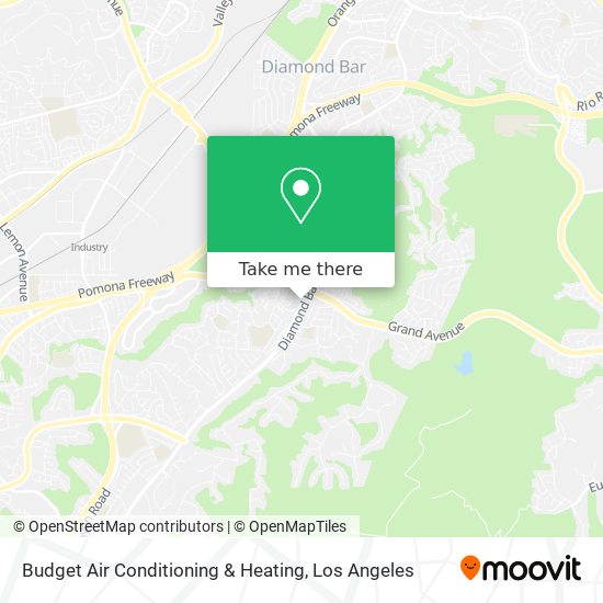 Budget Air Conditioning & Heating map