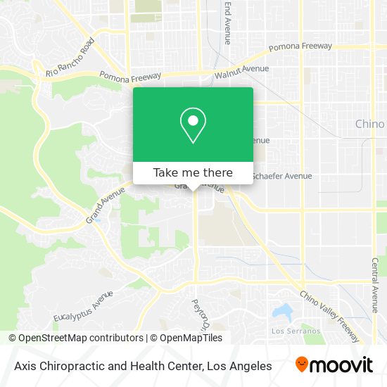 Axis Chiropractic and Health Center map