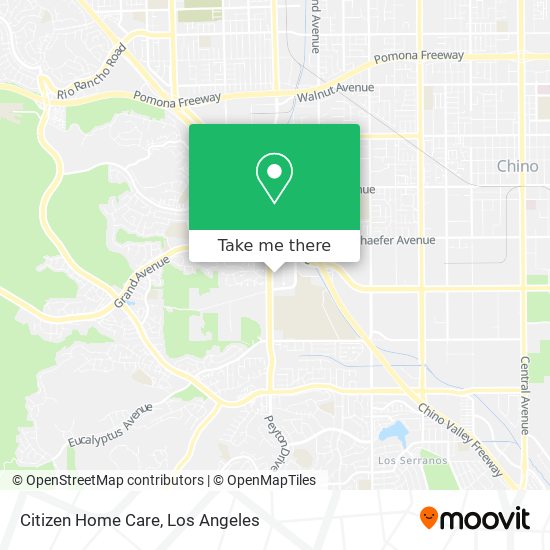 Citizen Home Care map