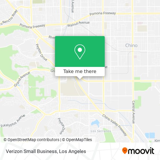 Verizon Small Business map