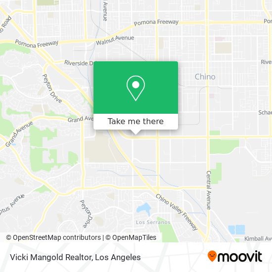 Vicki Mangold Realtor map