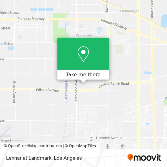 Lennar at Landmark map