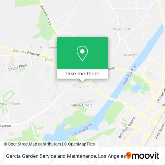 Garcia Garden Service and Maintenance map