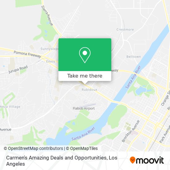 Carmen's Amazing Deals and Opportunities map