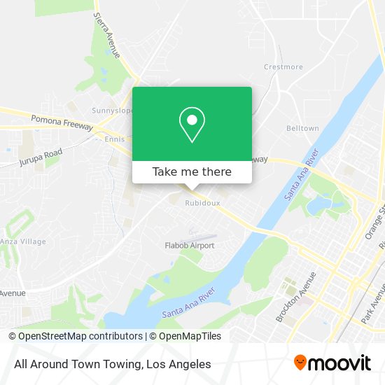 Mapa de All Around Town Towing
