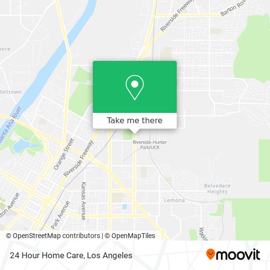 24 Hour Home Care map