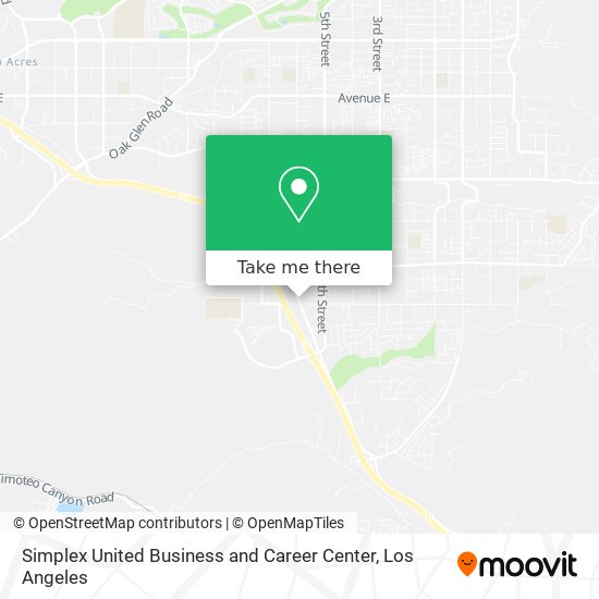 Mapa de Simplex United Business and Career Center