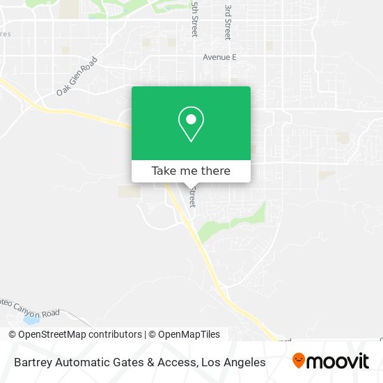 Bartrey Automatic Gates & Access map