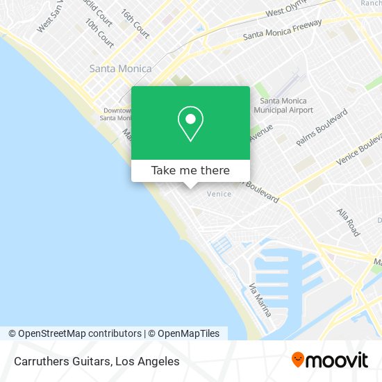 Carruthers Guitars map