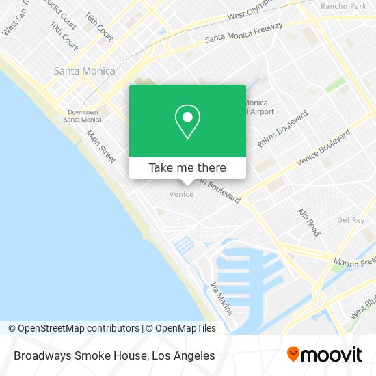 Mapa de Broadways Smoke House