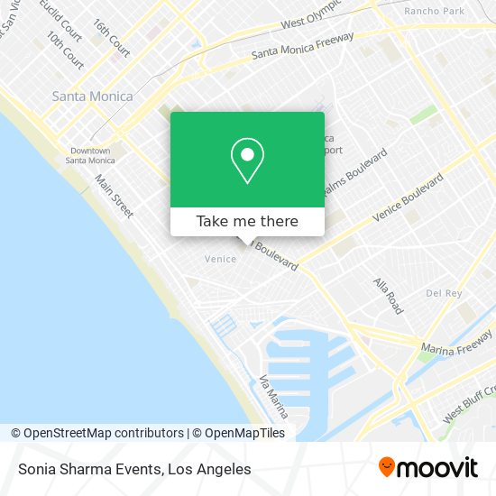 Sonia Sharma Events map