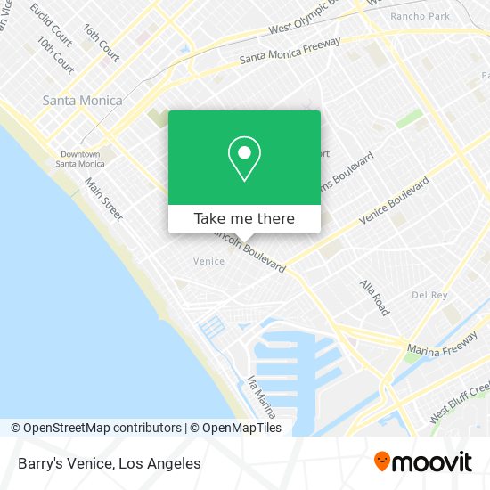 Mapa de Barry's Venice