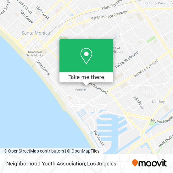 Neighborhood Youth Association map