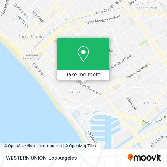 WESTERN UNION map