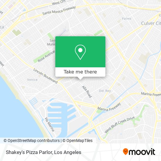 Mapa de Shakey's Pizza Parlor