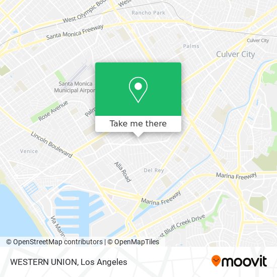 WESTERN UNION map