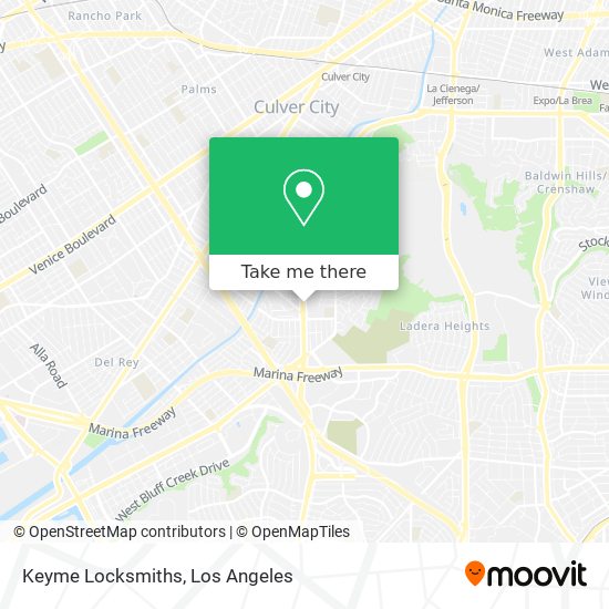 Keyme Locksmiths map