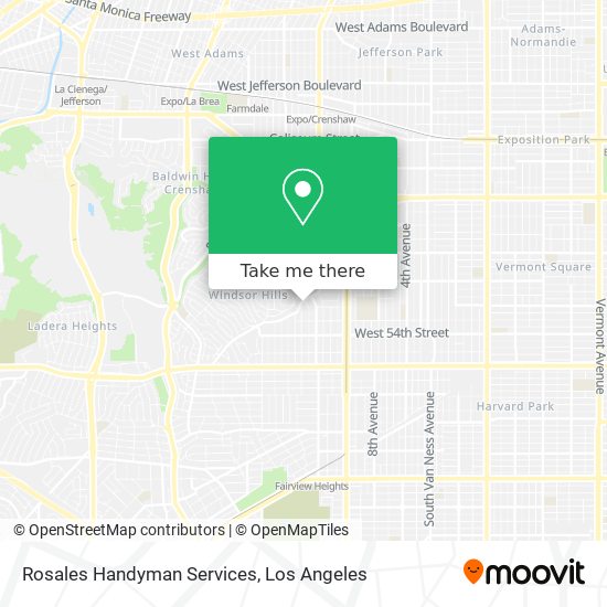 Mapa de Rosales Handyman Services