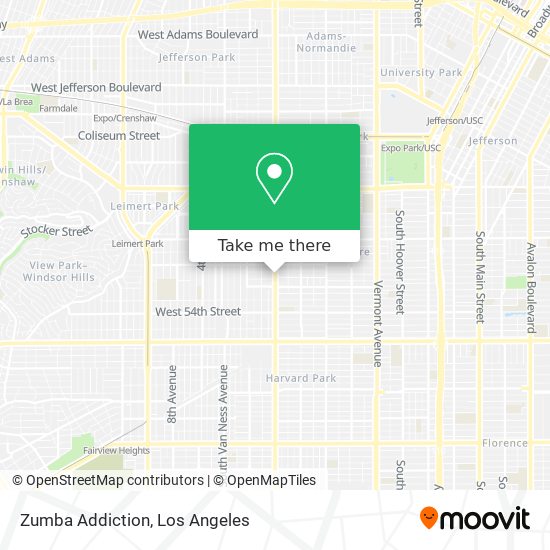 Zumba Addiction map