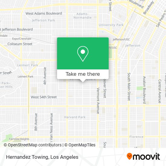 Mapa de Hernandez Towing