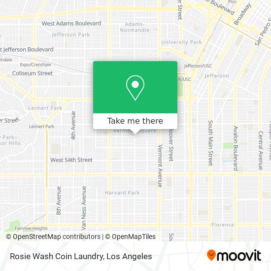 Rosie Wash Coin Laundry map