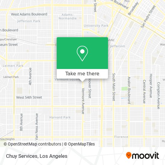Chuy Services map
