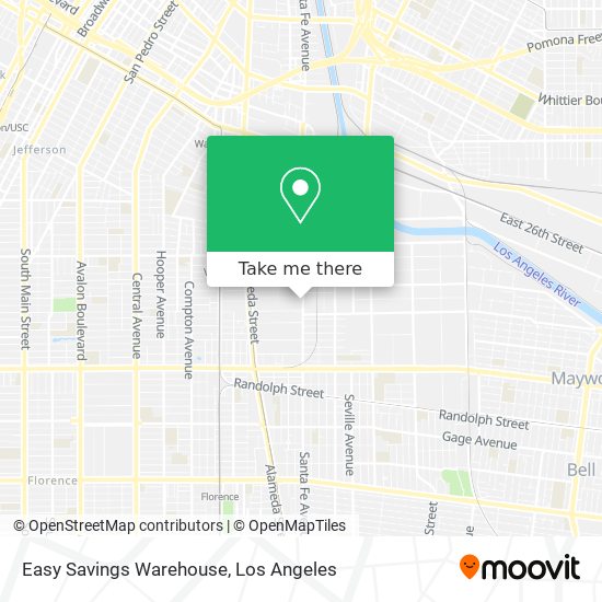 Easy Savings Warehouse map