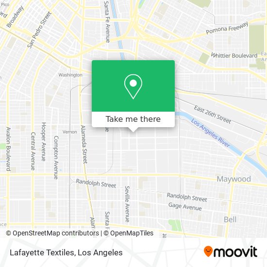 Lafayette Textiles map