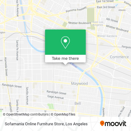 Mapa de Sofamania Online Furniture Store