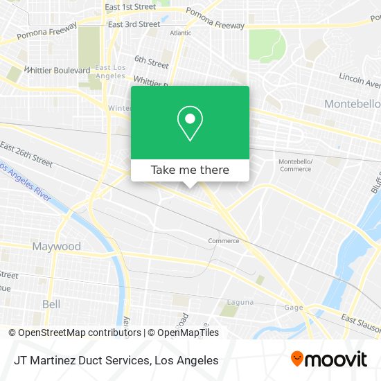 JT Martinez Duct Services map