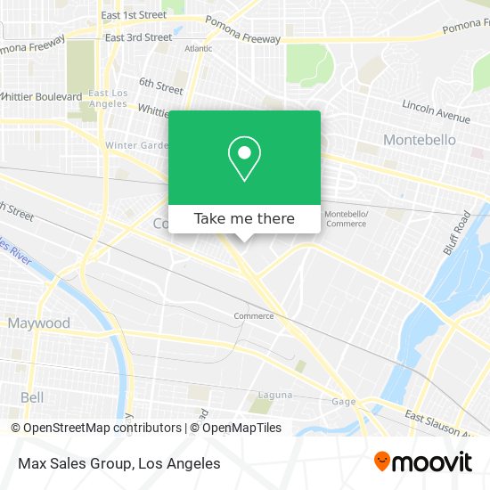 Max Sales Group map