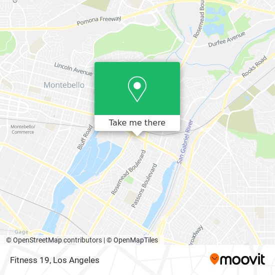 Fitness 19 map