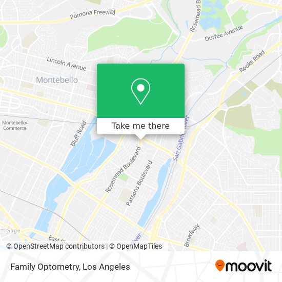 Family Optometry map