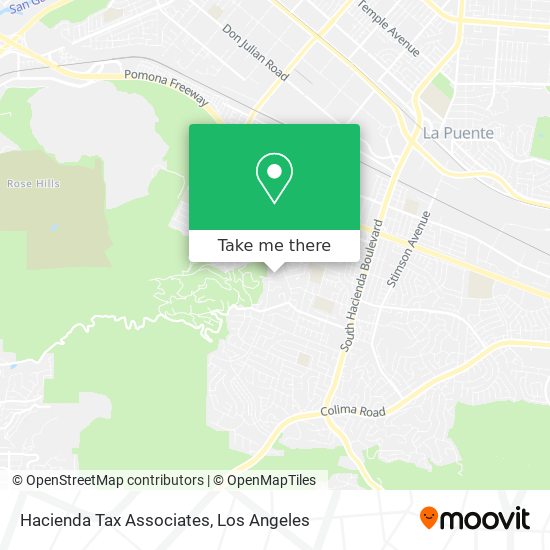 Hacienda Tax Associates map