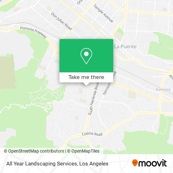 All Year Landscaping Services map