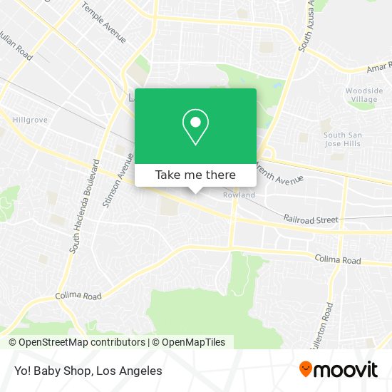 Mapa de Yo! Baby Shop