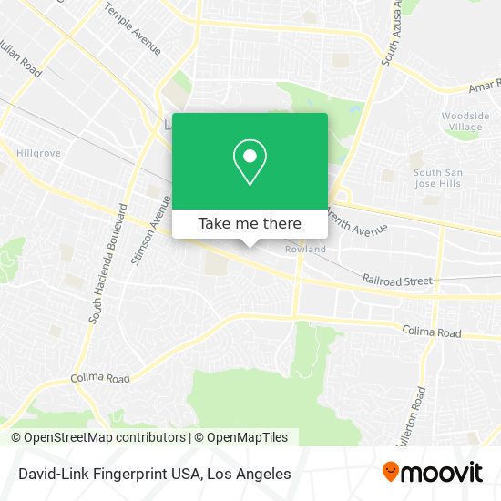 Mapa de David-Link Fingerprint USA
