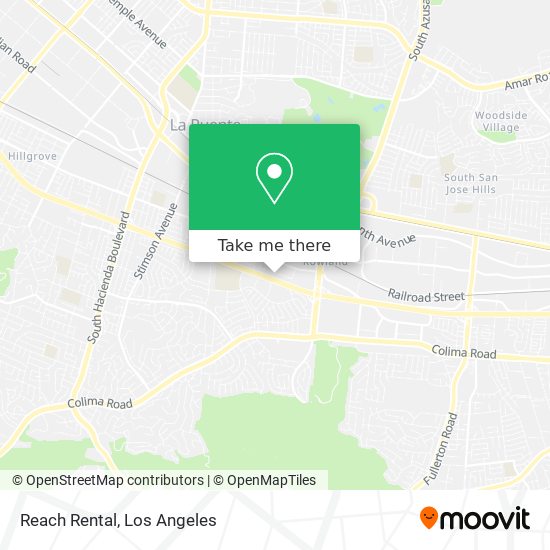 Mapa de Reach Rental