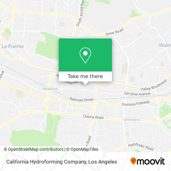 Mapa de California Hydroforming Company