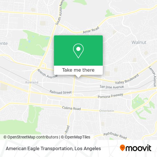 Mapa de American Eagle Transportation