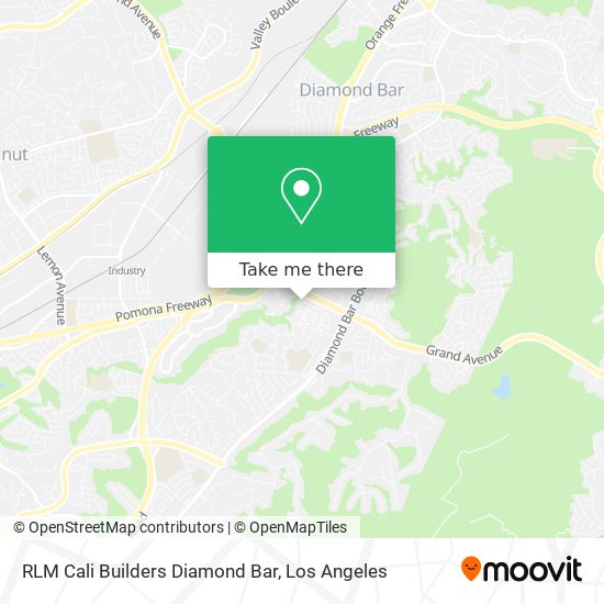 Mapa de RLM Cali Builders Diamond Bar
