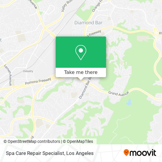 Spa Care Repair Specialist map