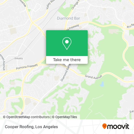 Cooper Roofing map