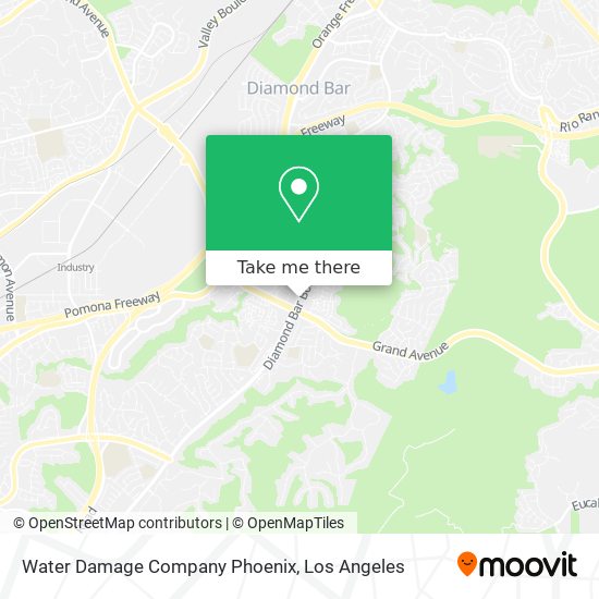 Mapa de Water Damage Company Phoenix