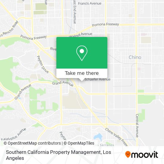 Southern California Property Management map